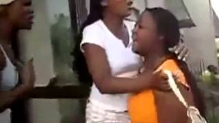 [ Harlem Explosion ] Big mouth black girl gets shut up