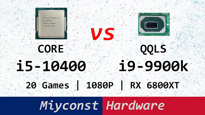予算に優れたゲーミングCPU！Core i5-10400 F vs Core i9-9900k QQLS