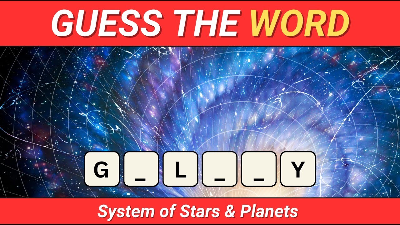 Can You Guess the Word? | Missing Letters  Challenge