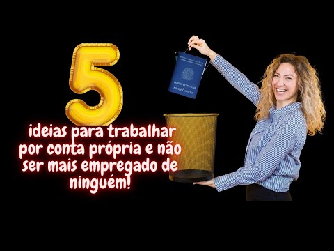 Vídeo: Como Começar A Trabalhar Por Conta Própria