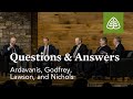 Questions &amp; Answers with Ardavanis, Godfrey, Lawson, and Nichols