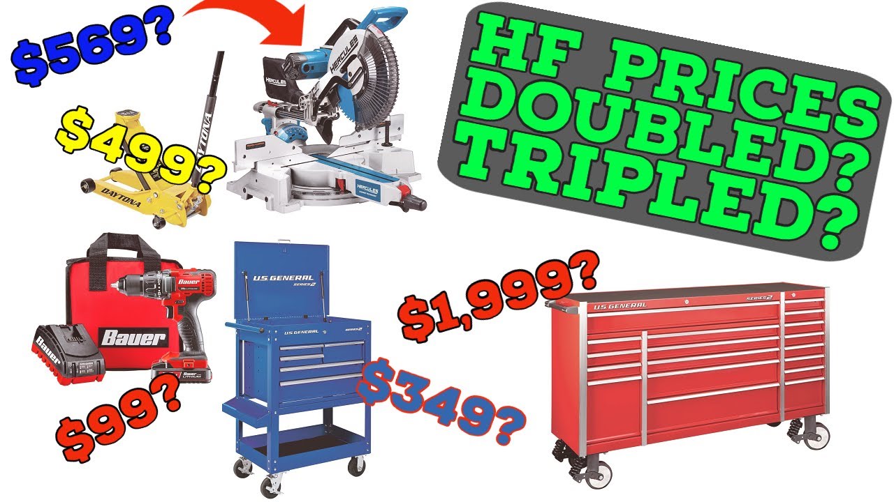 What is Going On with Harbor Freight Pricing?!?!? - YouTube