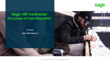 The Power of True Integration | Sage 100 Contractor | Sage
