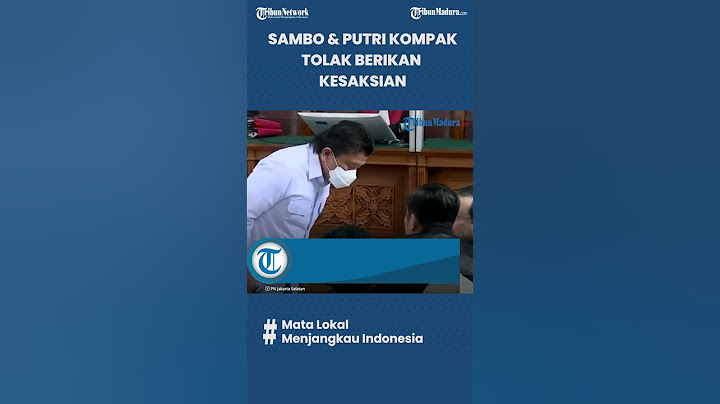 Terdakwa Ferdy Sambo dan Putri Candrawathi Kompak Tolak Berikan Kesaksian di Sidang Brigadir J