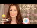 Testing out Aquasurance POWDER Foundation First Impression + Review &amp; mini wear test on my DRY SKIN