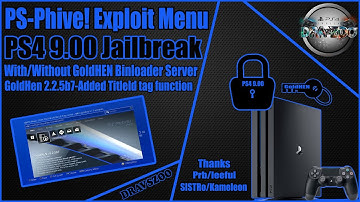 PS-Phive! v1.0 Exploit Host Menu by Leeful for PS4 FW 9.00 | GoldHEN v2.2.5b7 | Testing