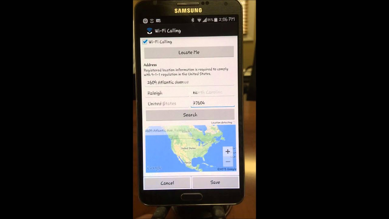 Setting Up Wifi Calling  Samsung Galaxy Phone