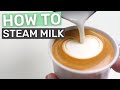 How to Steam Milk for Latte Art | Beginner Friendly!