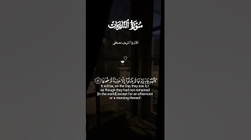 إنما أنت منذر من يخشاها - القارئ : شريف مصطفى - سورة النازعات #شريف_مصطفى