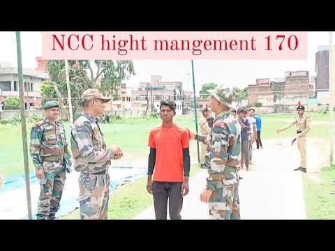 Indian Army NCC Height Measurements GD 170CM लम्बाई - YouTube