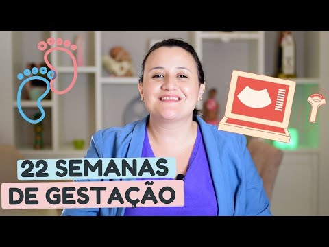 Vídeo: 22 semanas de gravidez - o que esperar