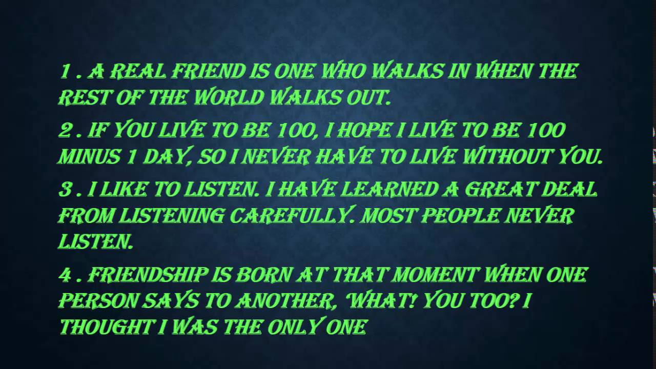 12 Inspiring Friendship Quotes - YouTube