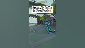 This FragPunk Butterfly knife is so Sick #shorts #gaming #gamingshorts