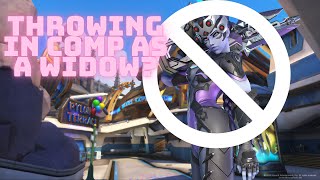 Playing WIDOW in comp as a MERCY MAIN  Overwatch 2 Gameplay