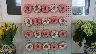 Brunch Made Simple: Behold the Donut Wall! | Erica in the House