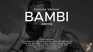 Jidenna - Bambi (Karaoke Version)