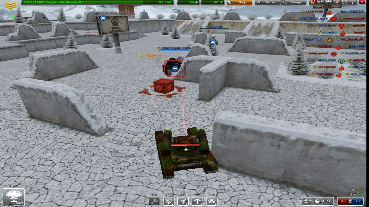 Tanki Online 20 kill and 0 death ? (100% real)