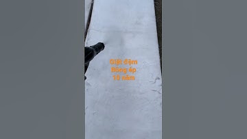 Giặt đệm bông ép tại nhà. Đệm 10 năm chưa giặt