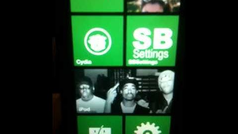 Best Windows Phone 7 theme on iPhone OS7 new tiles!!!