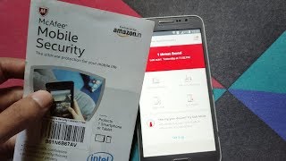 how to activate mcafee antivirus product key | mcafee mobile security 1 year  activation key card screenshot 5