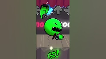 FNF FIRE IN THE HOLE Geometry Dash Playground Test VS Gameplay #shorts