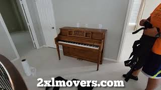 Moving Piano Upstairs & DOWNSTAIRS