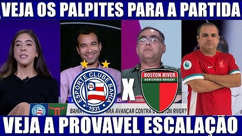 BAHIA X BOSTON RIVER VEJA A PROVAVEL ESCALAÇÃO E OS PALPITES PARA A PARTIDA PELA LIBERTADORES 2025