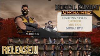Mod Texture Mortal Kombat 1 Release | Mortal Kombat: Unchained [PPSSPP]
