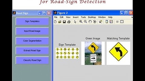 Image Segmentation and Shape Analysis for Road-Sign Detection Matlab Project