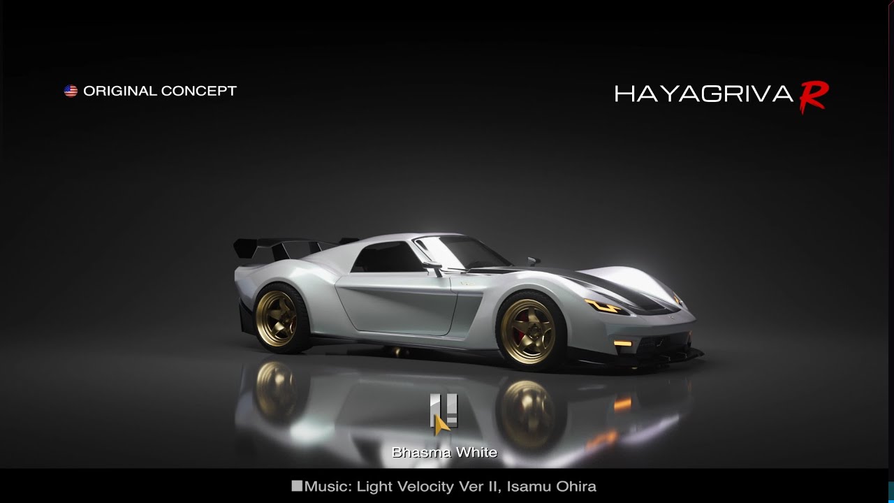 Gran Turismo 4 Themed Car Selection With ASURA Performance Hayagriva R (Original Supercar Design)