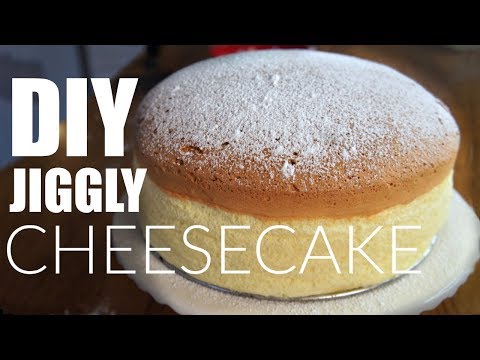 DIY JIGGLY Japanese Cotton CHEESECAKE Recipe | You Made What?