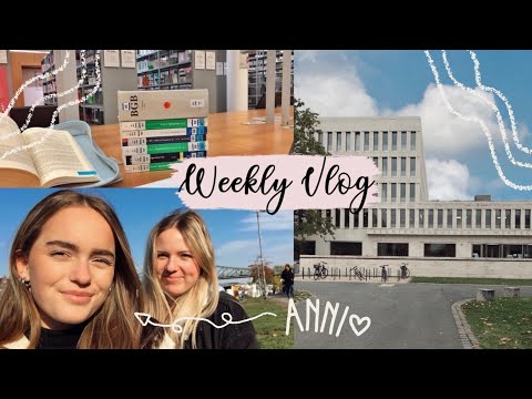 Back in der UNI, Hausarbeit schreiben und ein Tag mit Anni in Frankfurt ? // Weekly Vlog