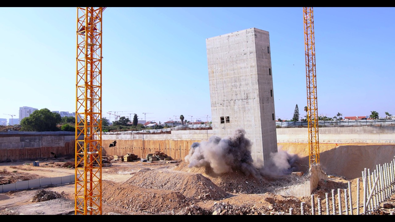 גרינמיקס | הריסת מבנים ע"י פיצוץ ושימוש בחומרי נפץ, אור יהודה, רחוב חנה מרון