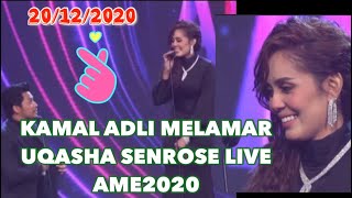 Detik Kamal Adli melamar Uqasha Senrose! LIVE di AME2020, Anugerah Meletop Era