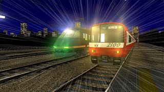 電車でD BurningStage 阪急神戸線(9話) 近鉄21000Rブラックアーバンvs京急21XX