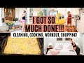CLEAN WITH ME 2019 // CLEANING MOTIVATION, WORKOUT, COOKING, SHOPPING // GET IT ALL DONE!
