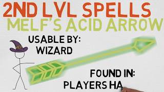 2nd Level Spell #50: Melf’s Acid Arrow (DnD 5E Spell)