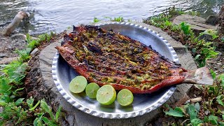 ماهی کبابی جنوبی با حشو - آشپزی در طبیعت (cooking in nature - Grilled fish) ??