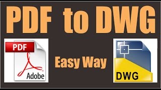Convert pdf to dwg autocad 2017 without any other software Autocad 2017 New Feature PDF to DWG PDF can simply convert in to 