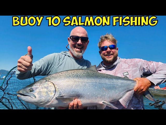 EPIC Buoy 10 SALMON FISHING Battle with @DayOneOutdoors (Part 2) 