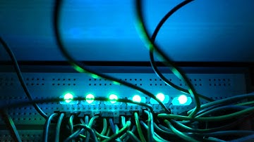 RGB LEDs + TLC5940 + 74HC595 + 74HC165