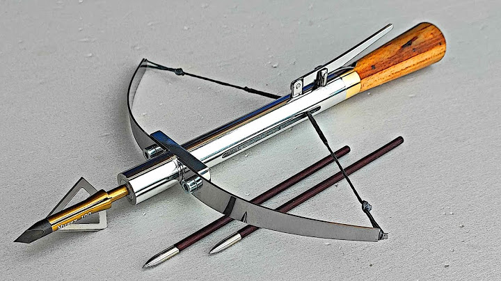 Arbalète d'assassin. Fait Maison