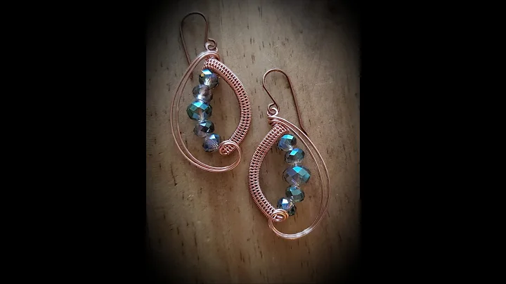 Newer Version of my Woven Leaf Earrings. Part A - ...