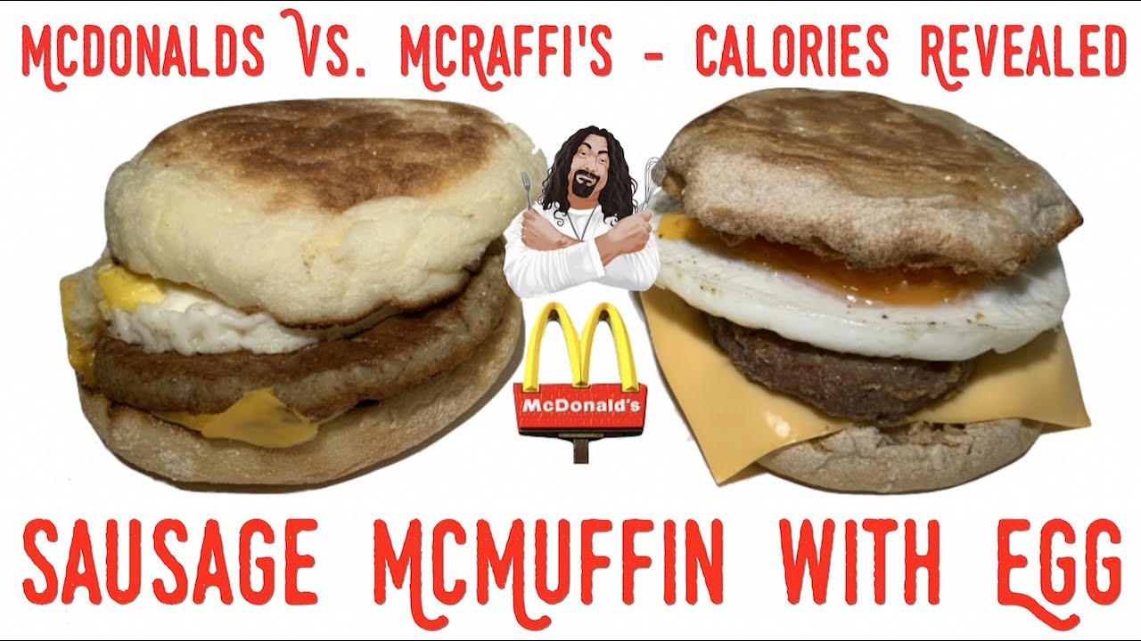 McDonald s Sausage McMuffin W Egg Copycat Made At Home Calories 