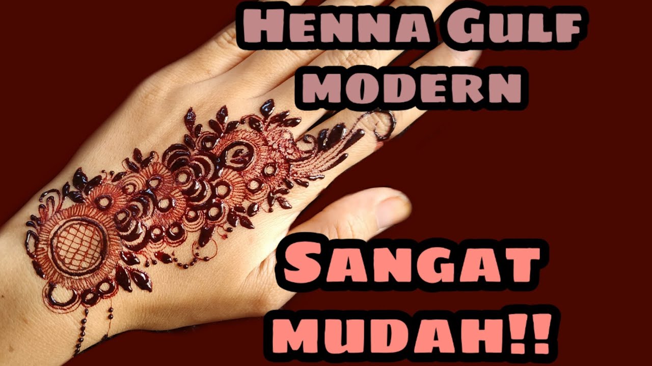  Henna  Gulf gampang  YouTube