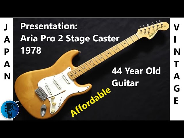 1978 Aria Pro IIストラトキャスター ジャパンビンテージ マツモク-