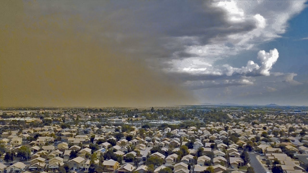 Haboob HUGE Dust Storm Phoenix Arizona - 08/12/2018 - YouTube