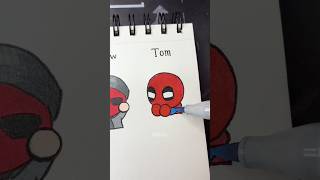 Drawing spider man Tobey, Andrew, Tom #drawing #art #spiderman #spiderverse Update