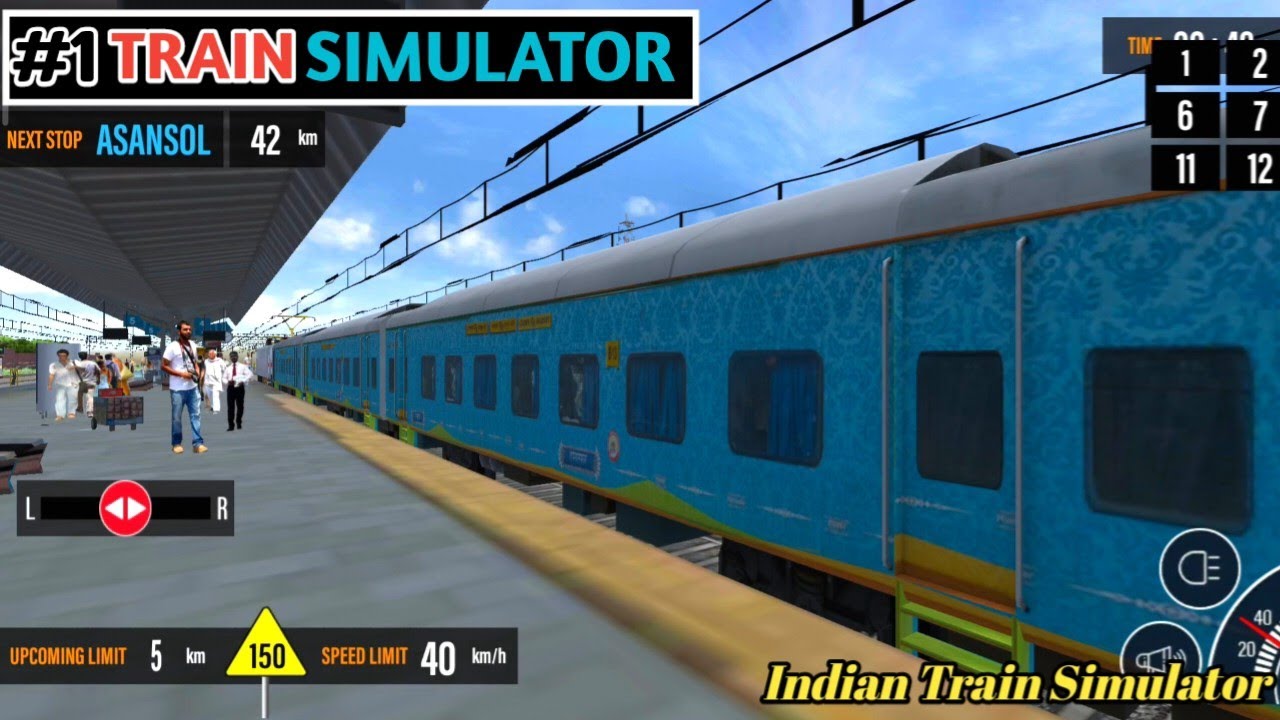 Indian Express Train Gameplay Android Locomotive WAP P7 Train Durgapur ...