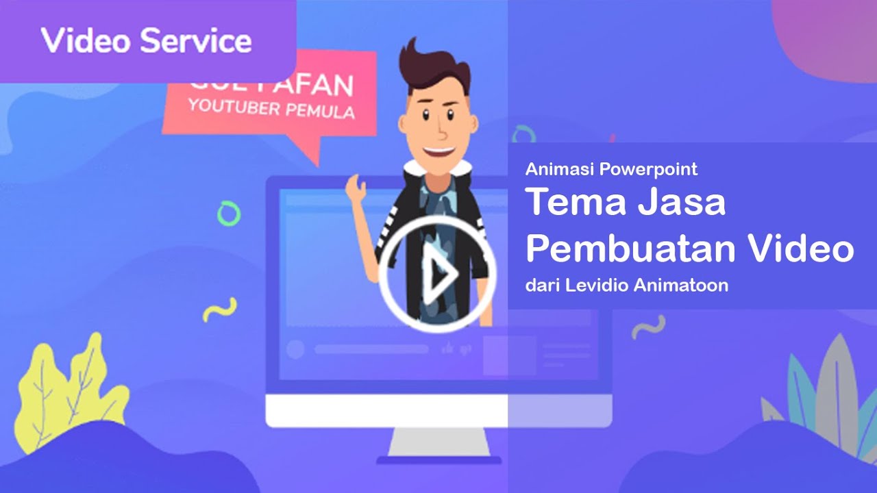 Contoh Animasi Powerpoint Tema Jasa Pembuatan Video dari Levidio Animatoon